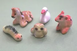 Lot de 5 animaux miniature pour création de mini vitrine. N’oubliez pas de m’ajouter à votreliste de favoris !