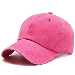 Made from 100% washed cotton, this baseball cap is perfect for any activity. Its also an excellent item for...