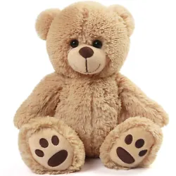 Adorable Teddy Bear Plush Toy. This teddy bear features embroidered paws for an extra cute touch; super soft fur, and a...