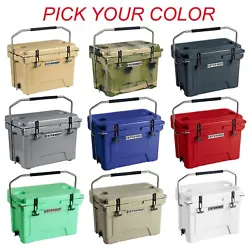 Built for the great outdoors, this outstanding cooler / ice chest features a large and durable design with an ample 20...