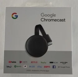 Experience high-quality media streaming with the Google Chromecast 3rd Generation HDMI Media Streaming Cable -...