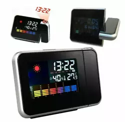 Alarm Clock Supports Snooze Mode. LCD Digital Projection Alarm Clock. Note: No Continuous Backlighting And Projection...