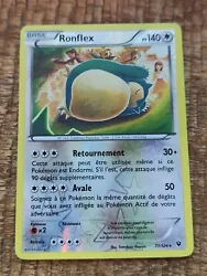 🌈Ronflex Reverse-XY10:Impact des Destins- 77/124 -Carte Pokemon Neuve Française.