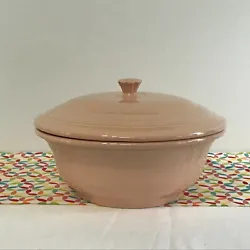 This is a retired style covered casserole. Fiesta is a product you can feel good about! Not only is Fiesta pottery...
