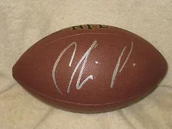 Signature on the ball:Chris Polk. Pro:Philadelphia Eagles. Item Signed:Wilson NFL Official-Size Football.