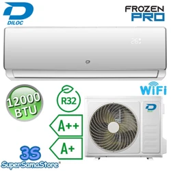 PUISSANCE: 3,50 Kw 3 5m² - 12000 Btu. Puissance de chauffage (kW) : 3,40 (3140-12992 BTU). CLIMATISEURDILOC Frozen...