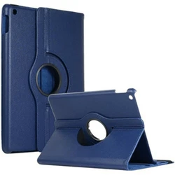Leather Flip 360° Rotating Portfolio Stand Case for iPad Mini 1/2/3 DARK BLUE Leather Flip 360° Rotating Portfolio...