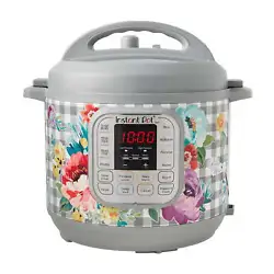 The Instant Pot Duo is a versatile 7-in-1 appliances that can: pressure cook, slow cook, saute, steam, warm, make rice...