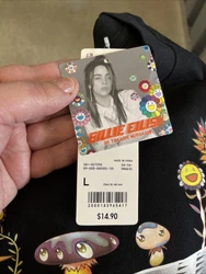 New Uniqlo Billie Eilish By Takashi Murakami T-Shirt Tee Supreme SS20 Size L.
