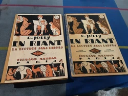 LOT DE 2 ANCIEN LIVRE ’ en Riant ’ Fernand NATHAN.