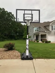 It gives you a place to develop a fluid crossover and silky-smooth jump shot. This portable basketball hoop system has...