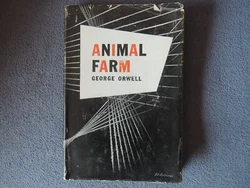 A used copy of ANIMAL FARM by George Orwell. Hard cover with dust jacket. The front inner flap of dust jacket is torn...