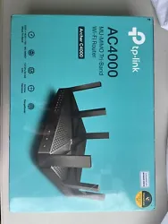 TP-Link Archer C4000 MU-MIMO AC4000 4Gbps Tri-Band Wi-Fi Router - Black.