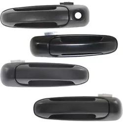 Premium black finish matches your original exterior door handle. Replaces partslink number FDH010030, FDH010029 Notes...
