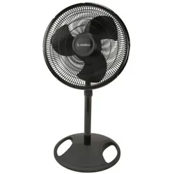 Enjoy a cool breeze in every room with the black Oscillating Multi-Purpose Stand Fan by Lasko. With its tilt-back fan...