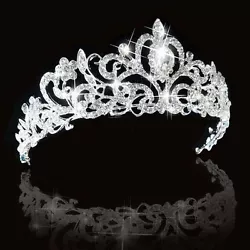 The Bridal Princess Austrian Crystal Tiara it doesnt have comb, to attached it on the hair use hair pins to secure it....
