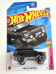 1988 Jeep Wagoneer #52 5/10 2023 HW The 80s Hot Wheels Black Variation. Condition is New.