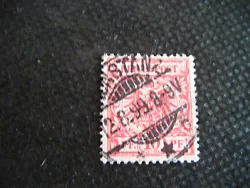 timbre allemagne reich post 10 pfn rare oblitere avec date
