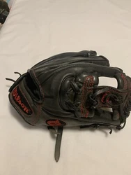 This is a very nice glove, it is 75% broken in, always oiled. Parents please do not buy your son a brand new glove it...