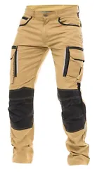 Fashio.Fashion Made of 100% Thick Cotton Fabric. These Work Utility Pants are Equipped With Holster Pockets to Keep...