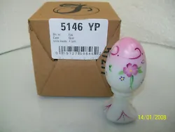 This is a Fenton egg # 5146 YP. This 2009 egg is part of the 