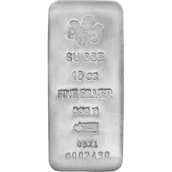 The reverse is plain. Silver Bar - PAMP Suisse - Cast -. 999 Fine with Assay Certificate. ManufacturerPamp Suisse....