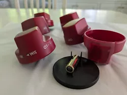 Set Of 6 Wolf Red Knobs for 36