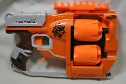 Good Condition! This is a played with Nerf gun. It has scratches and dings from use. No cracks or broken plastic found....