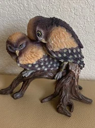 Laura Crawford Williams Owl Sculptures Collection Nature’s Precision Moment. In good condition