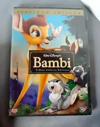 Bambi Disney 2 disc DVD Special Platinum Edition NEW FACTORY SEALED FREE SHIP