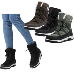 Water-Resistant and Keep Dry: Designed with a water-resistant upper and splash proof boot shaft these snow boots will...