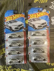 hot wheels 2018 honda civic type R Lot. Condition is New. Shipped with USPS Ground Advantage.