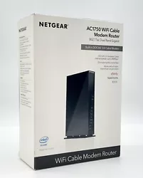 NETGEAR AC1750 C6300v2 Wi-Fi DOCSIS 3.0 Cable Modem Router.