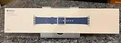 Authentic Apple 42mm Classic Buckle Sapphire Leather Band - Rare • Limited Edition • Sold Out at Apple. It works...