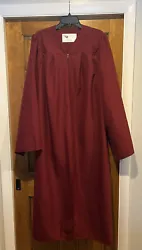 National Recognition Products Maroon Burgundy Graduation Gown Height 6’0-6’2. EUC. This gown could also be used as...
