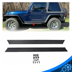 Side Body Armor Rocker Panel Diamond Plate Kit Compatible with Jeep TJ Wrangler 1997-2006. 1 x Side Body Armor Panel...