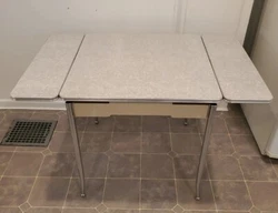 Circa 1950s. Table legs can be removed if needed. Local pickup only - Red Bank, New Jersey.