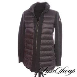 Maker Moncler. Material Nylon, other. Condition Pre Owned. Length from bottom of collar 26.25. Across Waist 19.
