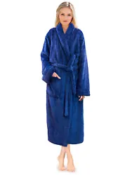 We made the robe of fluffy teddy sherpa fabric to make it cozy with an elegant touch! HIGH QUALITY AND DURABLE...