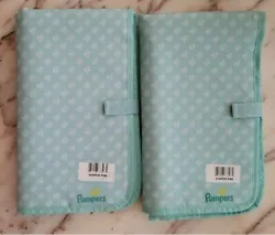 PAMPERS Portable Diaper Changing Pad Compact Foldable for Travel Etc. This order is for 2 of these changing pads.