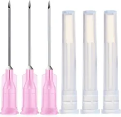 100pcs 18Ga industrial-grade sterile syrnges needle with cap.