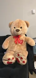 This giant 3-foot stuffed bear is the perfect gift for anyone who loves soft and cuddly companions. With its adorable...