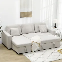 Sit back and relax in this sofa bed from HOMCOM. - Loveseat Size: 51.5