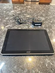 Acer Iconia Model A200-10g32u 32GB, Wi-Fi, 10.1in - Black Tablet. Tablet targus case with some damage on corners as...