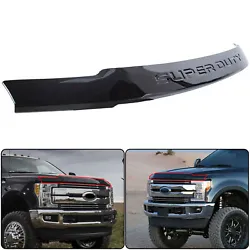 1x Hood Deflector Bug Shield. Protect the leading edge of your vehicle with this Hood Deflector. For 2017-2022 Ford...