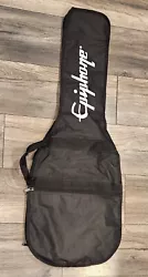 Epiphone short scale gig bag for electric guitar.  Used in good condition.  For a les paul  express guitar.  Not...