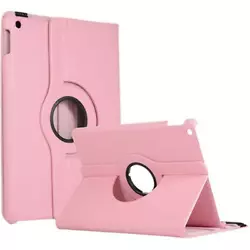 Leather Flip 360° Rotating Portfolio Stand Case for iPad Mini 1/2/3 LIGHT PINK Leather Flip 360° Rotating Portfolio...