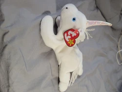 RARE Ty Beanie Baby MYSTIC the Unicorn 1994 Retired with Tag Errors Style #4007.
