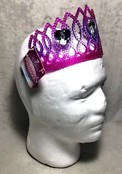 Princess Tiara Halloween Costume Accessory Crown Piece Pink & Purple
