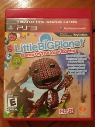 LittleBigPlanet -- Game of the Year Edition (Sony PlayStation 3, 2009). Condition is 